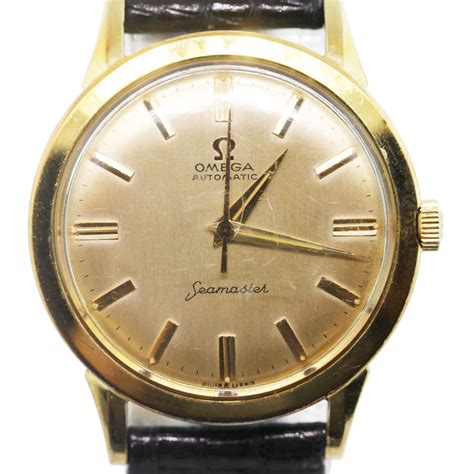 omega vintage gold watch mens|old Omega Watch price.